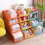 Moonval Wardrobe Storage Rack, Heavy-Duty Clothes Organizer with Hanging Rail & Multi-Tier Shelves