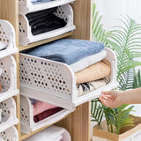 Moonval Wardrobe Storage Rack, Heavy-Duty Clothes Organizer with Hanging Rail & Multi-Tier Shelves