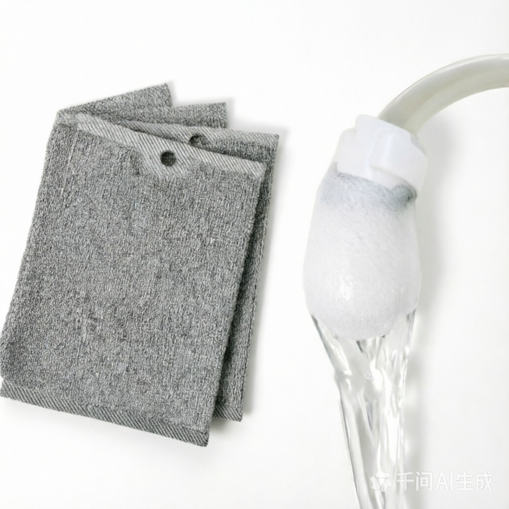 Moonval Faucet Water Filter, Kitchen Tap Filter for Sediment, Rust & Impurity Reduction