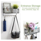 Moonval Criss-Cross Wall Shelf, Decorative Floating Storage Organizer for Living Room, Bedroom & Office