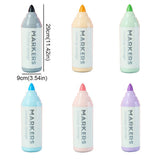 Moonval Marker Pen Holder, Creative Desktop Pencil Cup for Pens, Pencils & Office Supplies