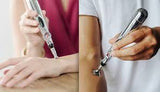 Moonval Electric Acupuncture Pen, Rechargeable Massage Pen with Adjustable Intensity & LCD Display