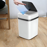 Moonval Smart Sensor Trash Can, Touchless Automatic Waste Bin for Kitchen, Bathroom & Office