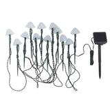 Moonval 30 LED Solar Mushroom Lights, Waterproof Garden Path & Landscape Decoration