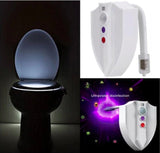 Moonval Motion Sensor Toilet Night Light Set of 2, 16-Color LED Bathroom Light
