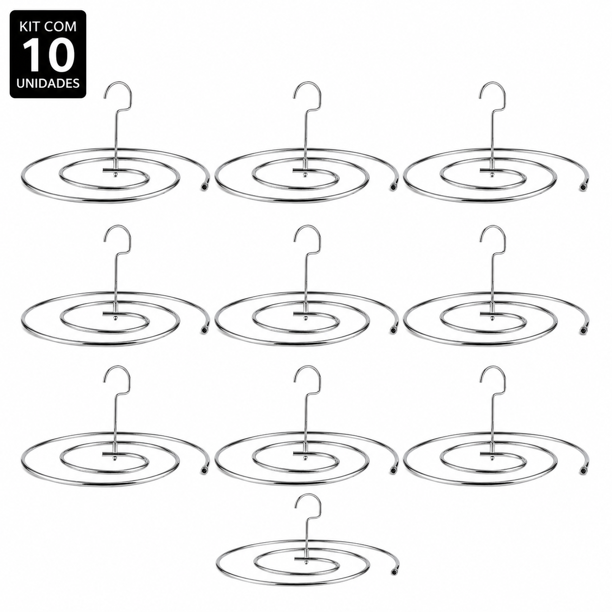 Moonval Spiral Bedding Hanger, Space-Saving Closet Organizer for Blankets, Quilts & Comforters