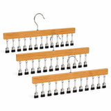 Moonval Adjustable Pants Hangers, Multi-Clip Closet Organizer for Pants, Skirts & Hats