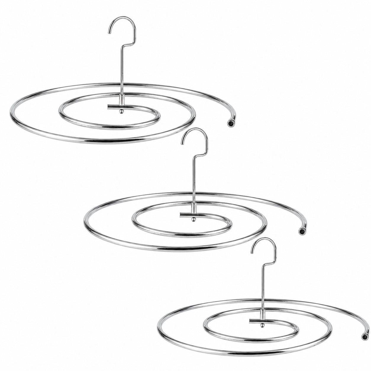 Moonval Spiral Bedding Hanger, Space-Saving Closet Organizer for Blankets, Quilts & Comforters