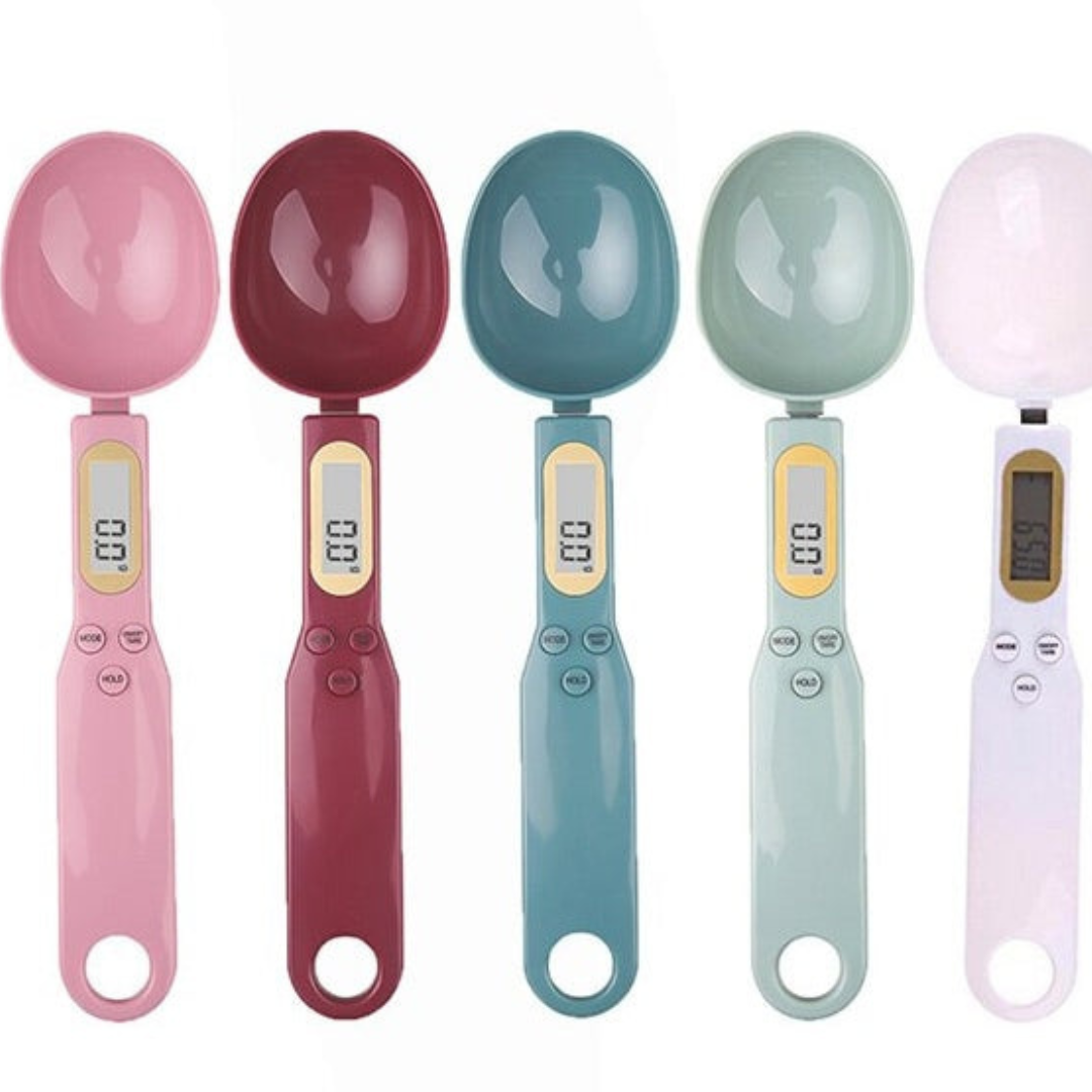 Moonval Digital Measuring Spoon Scale, LCD Kitchen Food Measuring Spoon up to 500g