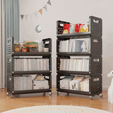 Moonval 4-Tier Storage Shelf, Multi-Purpose Freestanding Organizer for Kitchen, Bathroom & Laundry