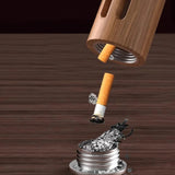 Moonval Portable Mini Ashtray, Handheld Smokeless Cigarette Ash Holder with Pocket Travel Design