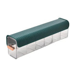 Moonval Wall-Mounted Underwear Storage Box, Self-Adhesive Organizer for Bras, Socks & Undergarments