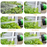 Moonval Expandable Garden Hose, Flexible Water Hose with Spray Nozzle for Lawn, Garden & Car Wash