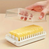 Moonval Butter Cutter, Stainless Steel Butter Slicer for Even Portions & Easy Serving