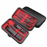 Moonval Manicure Set, Stainless Steel Nail Clipper & Grooming Kit with Travel Storage Case