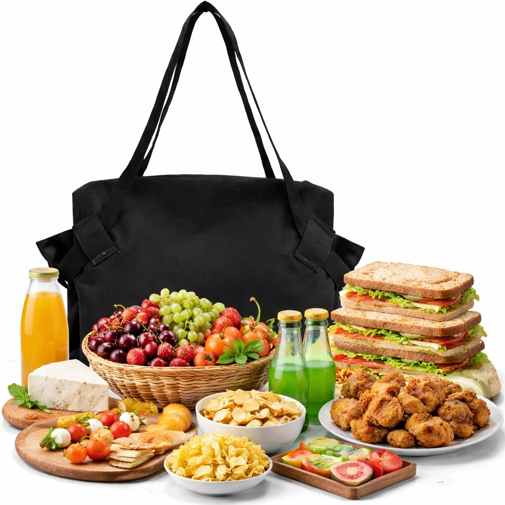 Moonval 2-in-1 Convertible Picnic Blanket Bag, Foldable Waterproof Outdoor Tote Mat
