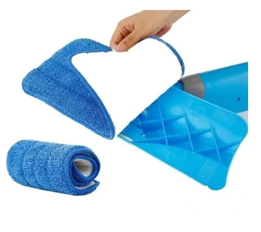 Moonval Spray Mop Replacement Pad, Reusable Microfiber Mop Refill for Wet & Dry Floor Cleaning