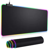 Moonval RGB Gaming Mouse Pad, XXL LED Mouse Mat 80 × 30 cm with USB Lighting