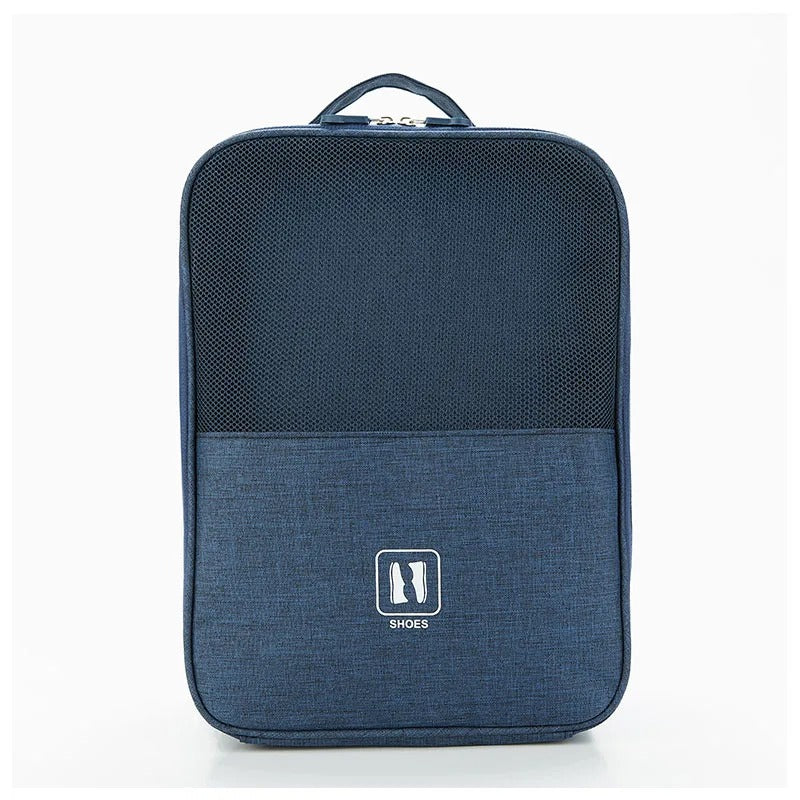 Moonval 3-in-1 Travel Shoe Storage Bag, Waterproof Organizer with Handle & Divider