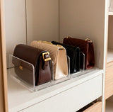Moonval Handbag Organizer Dividers, Adjustable Closet Shelf Separators for Purses & Bags