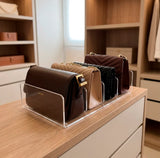 Moonval Handbag Organizer Dividers, Adjustable Closet Shelf Separators for Purses & Bags