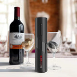 Moonval Electric Wine Opener, Rechargeable Automatic Corkscrew Set with Foil Cutter