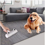 Moonval Pet Hair Remover Roller, Reusable Lint Brush for Furniture, Carpets & Pet Hair