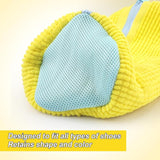 Moonval Shoe Laundry Bag, Reusable Mesh Washing Bag for 1 Pair of Shoes with Protective Zipper