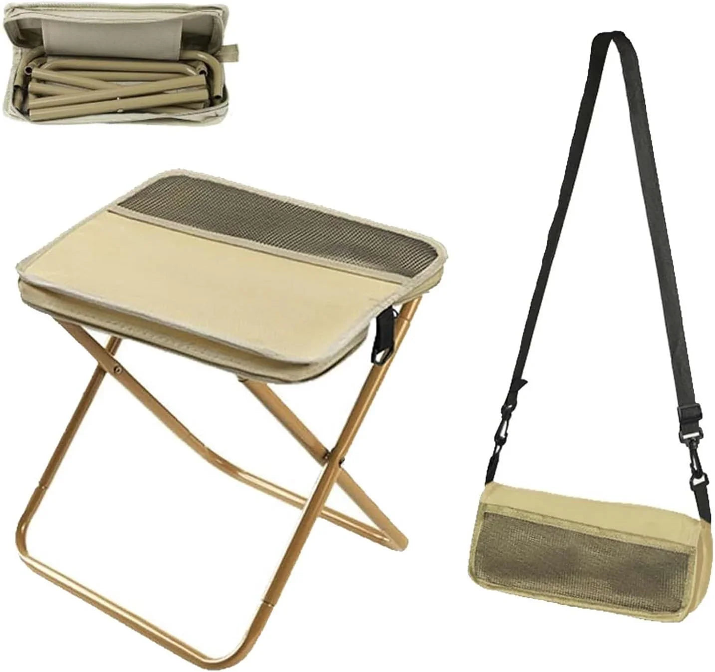 Moonval Portable Chair Carry Bag, Heavy-Duty Storage Bag with Shoulder Strap for Folding Chairs