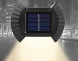 Moonval Solar Wall Lights, 4-Pack Waterproof Up & Down LED Outdoor Fence Lights