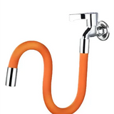 Moonval Flexible Faucet Extension Hose Set of 2, Bendable Water Tap Extender for Sink
