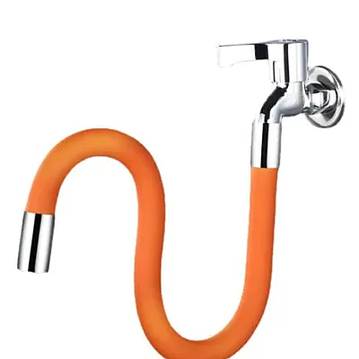 Moonval Flexible Faucet Extension Hose Set of 2, Bendable Water Tap Extender for Sink