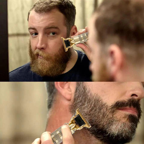 Moonval Professional Hair Clipper, Cordless Rechargeable Beard & Hair Trimmer with Precision Blades