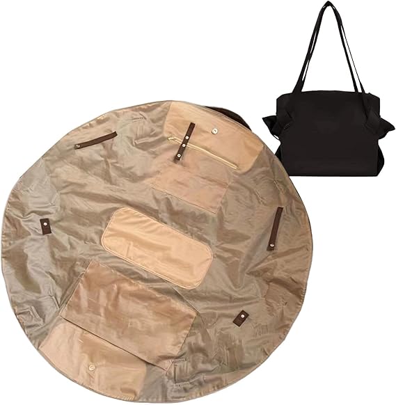 Moonval 2-in-1 Convertible Picnic Blanket Bag, Foldable Waterproof Outdoor Tote Mat
