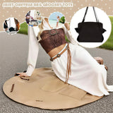 Moonval 2-in-1 Convertible Picnic Blanket Bag, Foldable Waterproof Outdoor Tote Mat