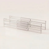 Moonval Adjustable Drawer Dividers, Expandable Closet & Dresser Organizers for Kitchen & Bedroom