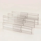 Moonval Adjustable Drawer Dividers, Expandable Closet & Dresser Organizers for Kitchen & Bedroom