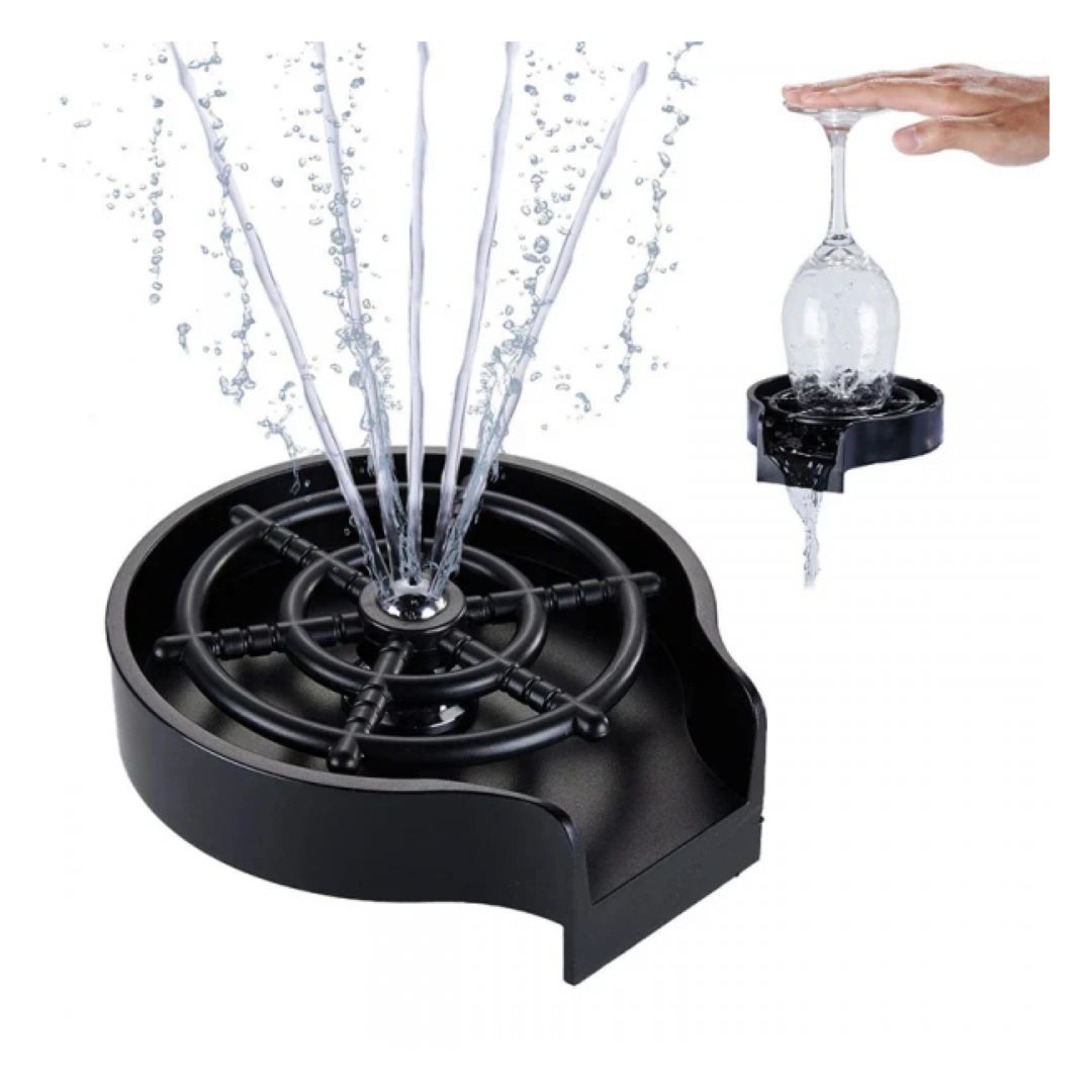 Moonval Glass Rinser, High-Pressure Sink Cup Washer for Bottles, Mugs & Wine Glasses