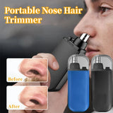 Moonval Portable Nose Hair Trimmer, Manual Ear & Nose Hair Grooming Tool for Men & Women