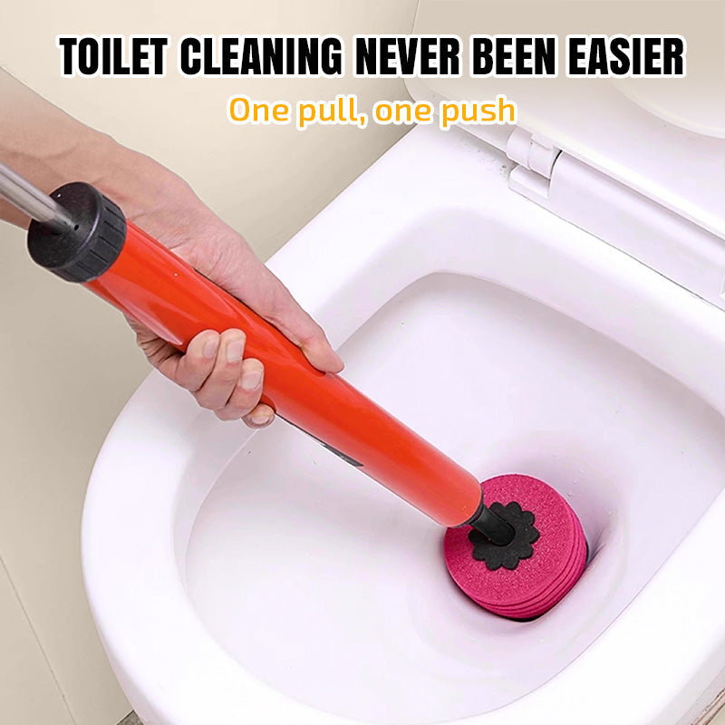 Moonval High-Pressure Toilet Plunger, Household Drain Unblocker for Toilets, Sinks & Floor Drains