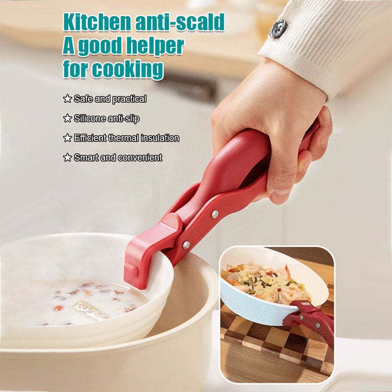 Moonval Hot Dish Gripper, Heat-Resistant Bowl and Baking Tray Lifter with Non-Slip Tips