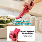Moonval Hot Dish Gripper, Heat-Resistant Bowl and Baking Tray Lifter with Non-Slip Tips
