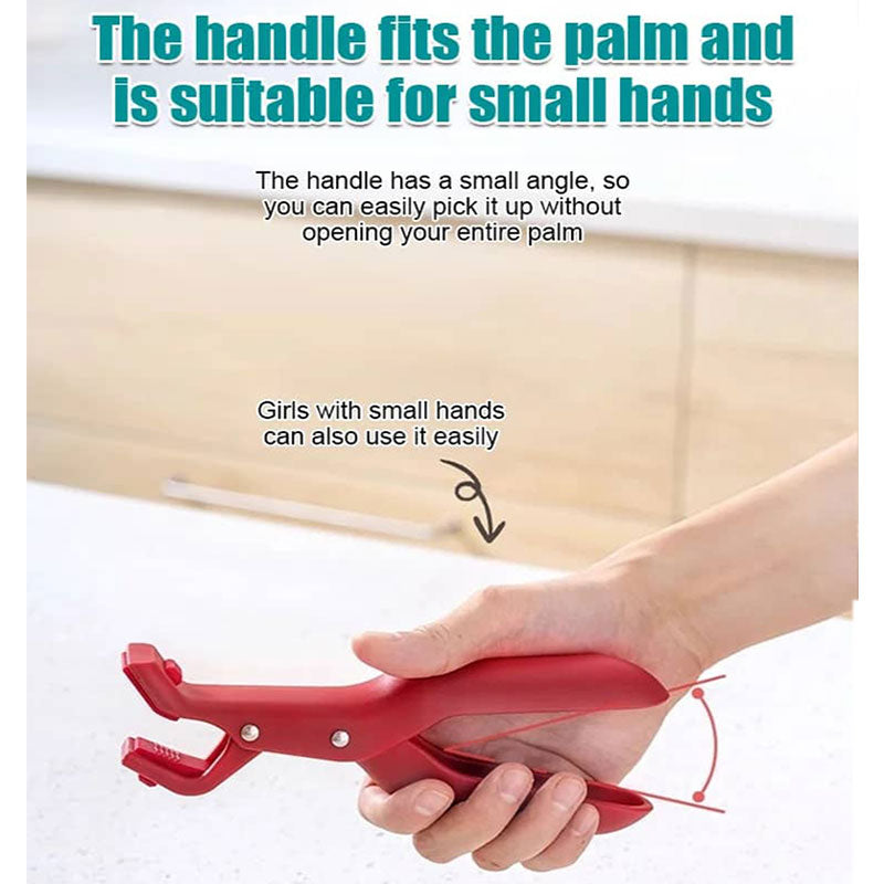 Moonval Hot Dish Gripper, Heat-Resistant Bowl and Baking Tray Lifter with Non-Slip Tips