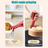 Moonval Hot Dish Gripper, Heat-Resistant Bowl and Baking Tray Lifter with Non-Slip Tips