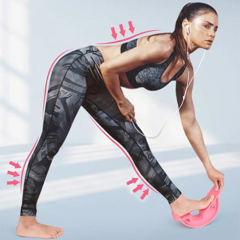 Moonval Calf Stretching Wheel, Portable Leg & Achilles Stretch Roller for Flexibility & Recovery