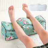 Moonval Leg Elevation Pillow, Ergonomic Knee & Ankle Support Cushion with Washable Cover