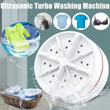 Moonval Mini Washing Machine & Dishwasher, Portable Compact Cleaner for Small Loads & Travel