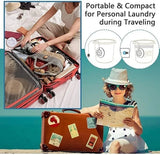 Moonval Mini Washing Machine & Dishwasher, Portable Compact Cleaner for Small Loads & Travel