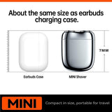 Moonval Mini Electric Shaver, USB Rechargeable Waterproof Portable Razor for Home, Car & Travel