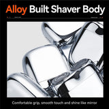 Moonval Mini Electric Shaver, USB Rechargeable Waterproof Portable Razor for Home, Car & Travel